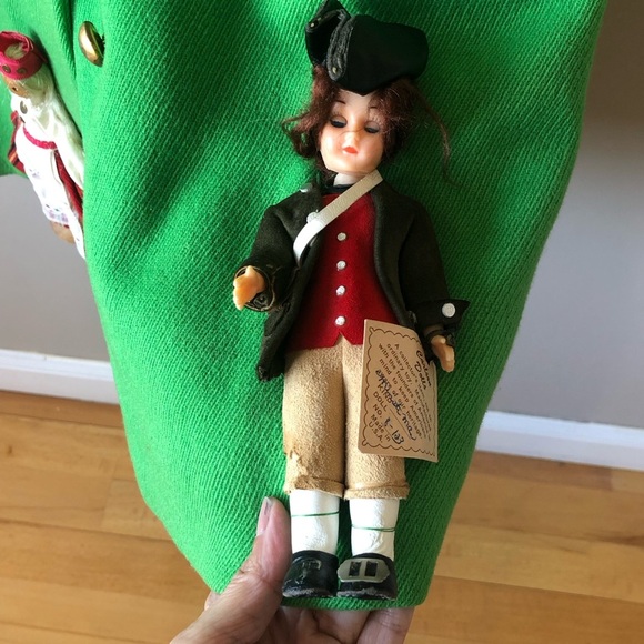 Rare William Good Green Wool Gold Buttons whimsical one of a kind artisan coat S - Picture 10 of 16